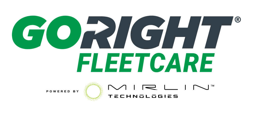 GoRIght FleetCare logo powered by Mirlin Technologies